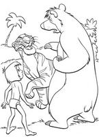 Disney kolorowanki Księga Dżungli do wydruku Disney malowanki dla dzieci numer 30